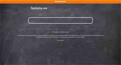 Desktop Screenshot of familyship.com